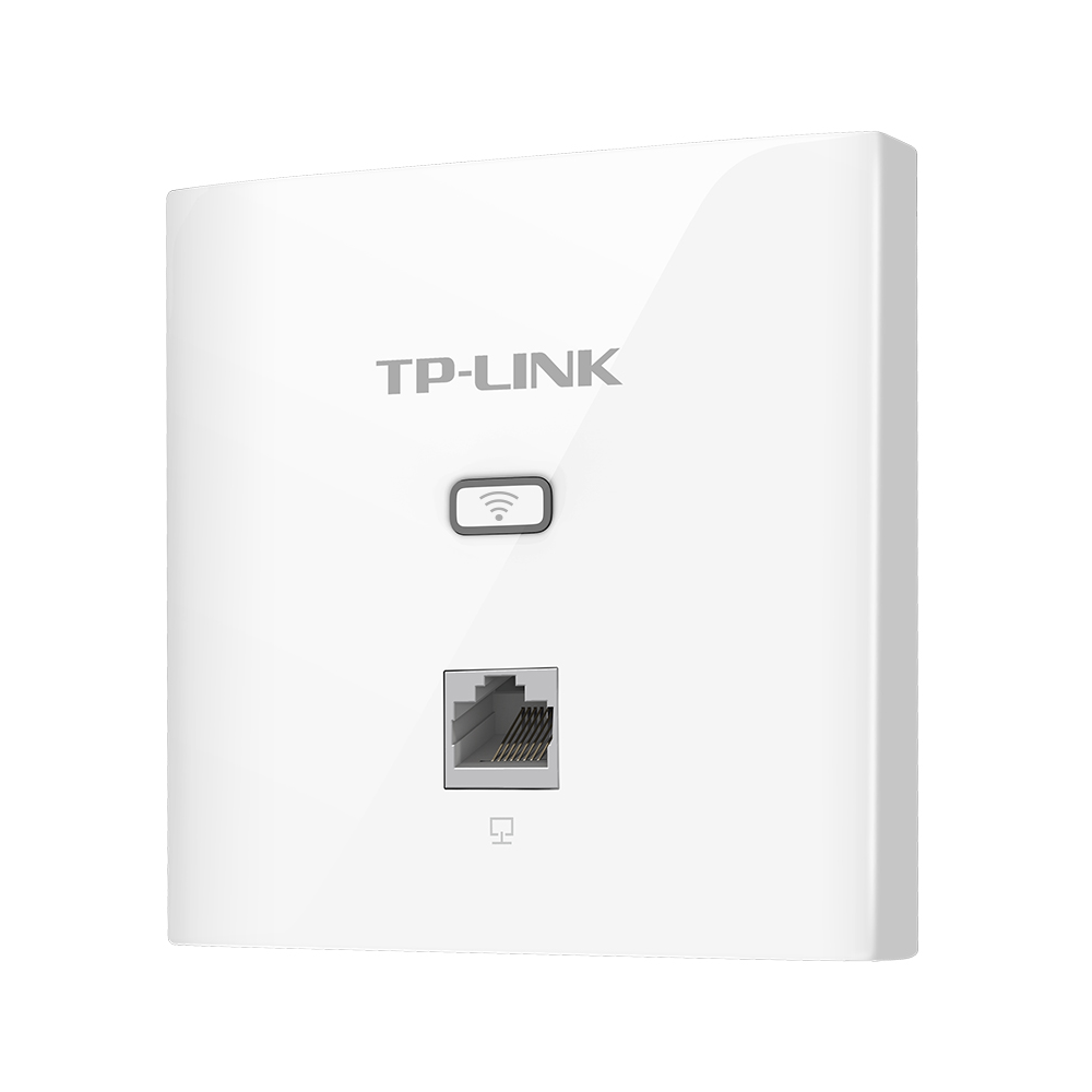TP-LINK TL-AP1202GI-PoE双频AC1200面板式无线AP嵌入墙壁式千兆端口PoE供电酒店家用室内wifi网络组网高速5g